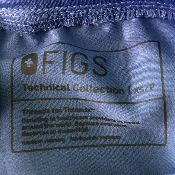 FIGS Technical Collection Scrubs Pants Women's Size XS/P PO# 1683 Graphite - Picture 6 of 11